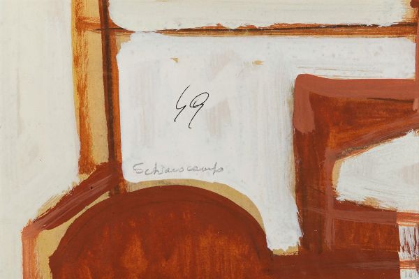 Schiavocampo Paolo : Senza titolo, 1949  - Asta Arte Moderna e Contemporanea | Cambi Time - Associazione Nazionale - Case d'Asta italiane