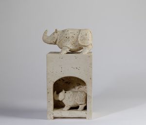 Ciulla Girolamo : Rinoceronte, 1991  - Asta Arte Moderna e Contemporanea | Cambi Time - Associazione Nazionale - Case d'Asta italiane