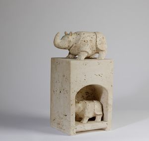 Ciulla Girolamo : Rinoceronte, 1991  - Asta Arte Moderna e Contemporanea | Cambi Time - Associazione Nazionale - Case d'Asta italiane