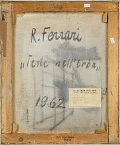Ferrari Renzo : Teste nell'erba, 1962  - Asta Arte Moderna e Contemporanea | Cambi Time - Associazione Nazionale - Case d'Asta italiane