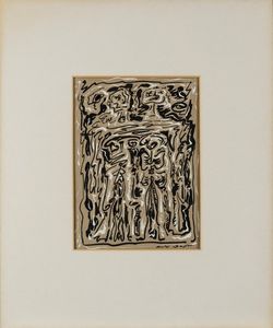 Masson Andr : Anctres, 1963  - Asta Arte Moderna e Contemporanea | Cambi Time - Associazione Nazionale - Case d'Asta italiane
