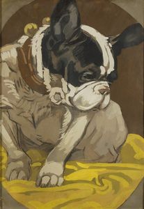DUDOVICH MARCELLO - Bulldog francese, anni 40