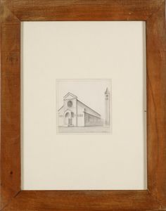 Siviero Albino : Chiesa, 1932  - Asta Arte Moderna e Contemporanea | Cambi Time - Associazione Nazionale - Case d'Asta italiane