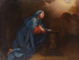 Vergine annunciata  - Asta Dipinti Antichi | Cambi Time - Associazione Nazionale - Case d'Asta italiane
