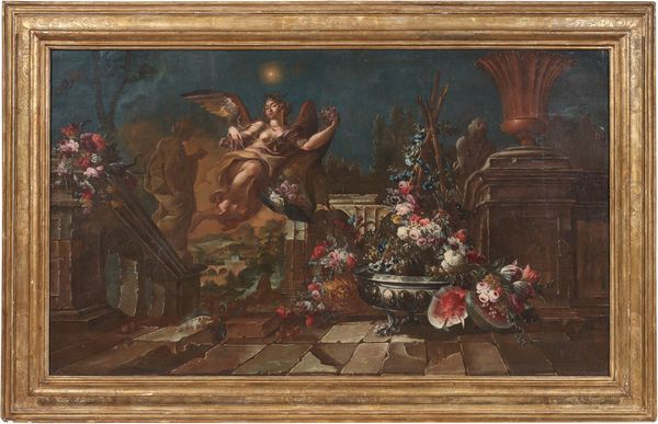 Due dipinti a soggetto Natura morta allegorica  - Asta Importanti Dipinti Antichi - Associazione Nazionale - Case d'Asta italiane