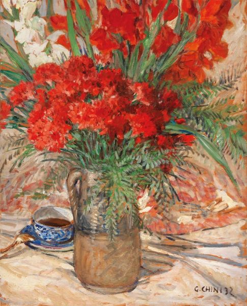 Vaso di fiori  - Asta Dipinti e Sculture del XIX e XX secolo - Associazione Nazionale - Case d'Asta italiane