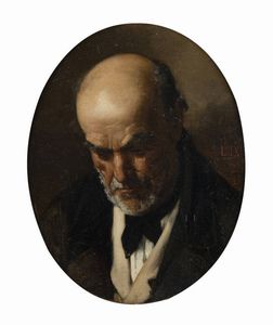 NONO LUIGI Fusina 1850-1918 Venezia - Ritratto di gentiluomo