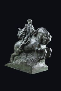 LEONARDO BISTOLFI Casale Monferrato (AL) 1859 -1933 La Loggia (TO) - Fantasma di Garibaldi