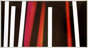 Walead Beshty (1976) - Black curl (CMY/Five Magnet: Irvine, California, March 25th 2010, Fujicolor Crystal Archive Super Type C, Em. No. 165 -021, 06010)