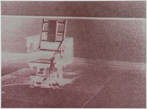 Andy Warhol (1928-1987) - Electric chair, from Electric Chairs