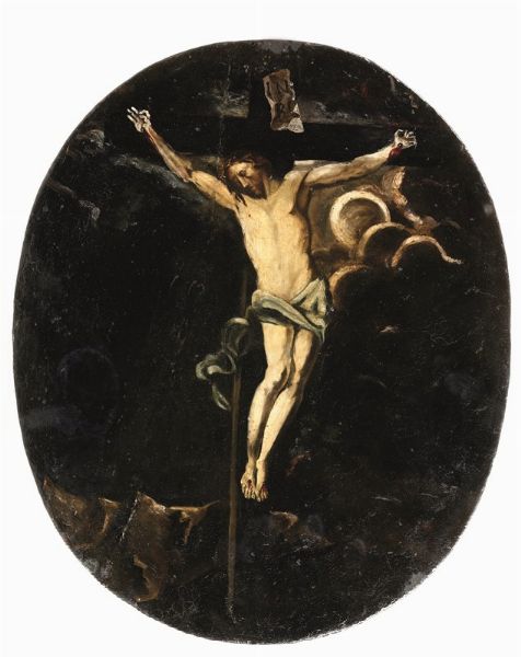 Cristo crocifisso  - Asta Dipinti Antichi - Associazione Nazionale - Case d'Asta italiane