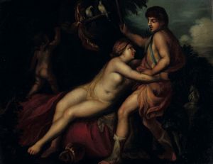 Varotari detto il Padovanino Alessandro - Venere e Adone