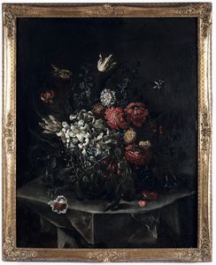 Natura morta con fiori e ciliegie  - Asta Dipinti Antichi - Associazione Nazionale - Case d'Asta italiane