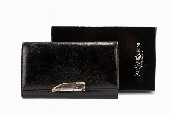 Yves Saint Laurent Rive Gauche : Portafogli  - Asta Luxury Fashion - Associazione Nazionale - Case d'Asta italiane