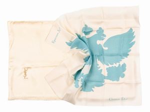 Yves Saint Laurent - Lotto composto da un foulard e una stola
