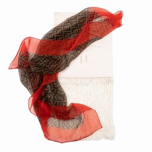 Fendi - Lotto composto da un foulard e da una stola