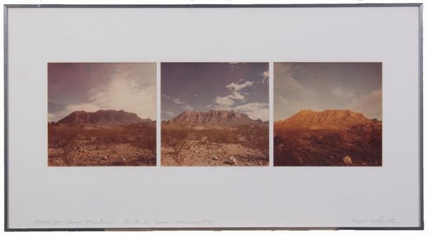 Study for Chisas Mountains, Big Bend, Texas  - Asta Fotografia - Associazione Nazionale - Case d'Asta italiane