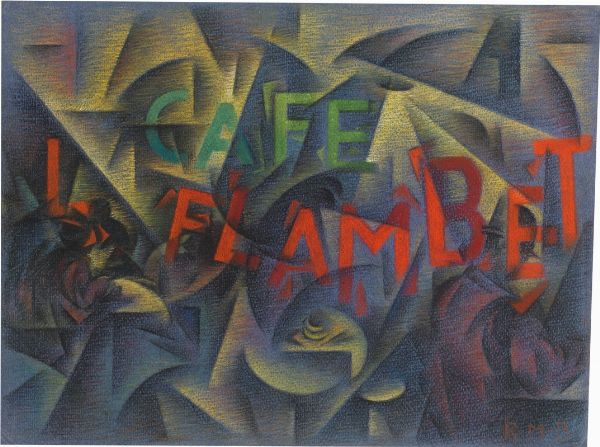 Cafe Flambet  - Asta Arte Moderna - Associazione Nazionale - Case d'Asta italiane