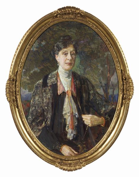 MILESI ALESSANDRO (1856 - 1945) : Ritratto di signora.  - Asta ASTA 326 - ARTE ANTICA E DEL XIX SECOLO - Associazione Nazionale - Case d'Asta italiane