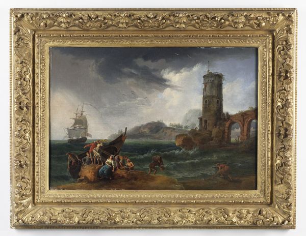 VERNET JOSEPH (1714 - 1789) : Marina in burrasca.  - Asta ASTA 326 - ARTE ANTICA E DEL XIX SECOLO - Associazione Nazionale - Case d'Asta italiane