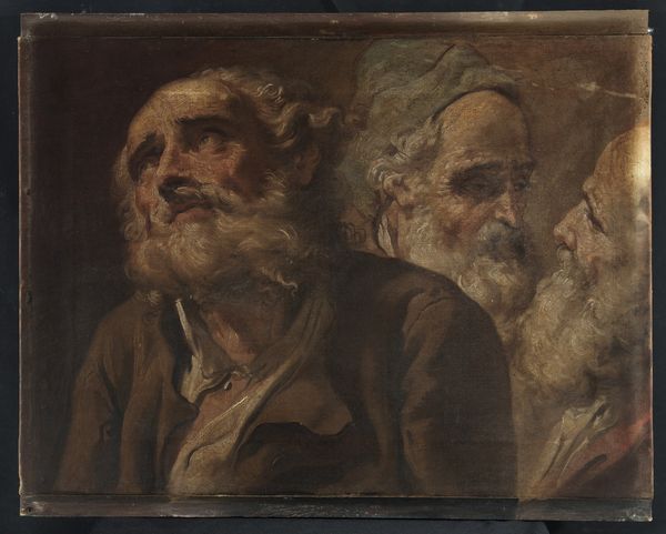 GANDOLFI MAURO (1764 - 1834) : Tre teste di uomini barbuti.  - Asta ASTA 326 - ARTE ANTICA E DEL XIX SECOLO - Associazione Nazionale - Case d'Asta italiane