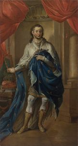 ARTISTA FRANCESE DEL XVIII-XIX SECOLO - Ritratto di San Luigi IX.