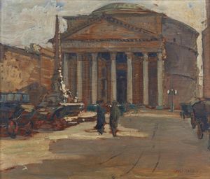ZAGO LUIGI (1894 - 1952) : Pantheon.  - Asta ASTA 326 - ARTE ANTICA E DEL XIX SECOLO - Associazione Nazionale - Case d'Asta italiane