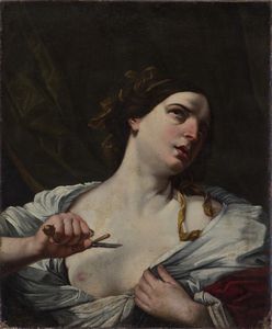 SEMENTI GIOVANNI GIACOMO (1583 - 1640) - Attribuito a. Il suicidio di Lucrezia.