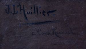JACQUES L'HUILLIER (1867-?) : Vanitas.  - Asta ASTA 326 - ARTE ANTICA E DEL XIX SECOLO - Associazione Nazionale - Case d'Asta italiane