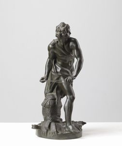 BRONZISTA DEL XIX SECOLO - David (da Gian Lorenzo Bernini).
