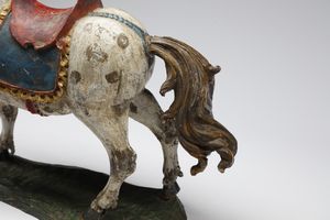 ARTISTA DEL XVIII SECOLO : Cavallo in legno policromo.  - Asta ASTA 326 - ARTE ANTICA E DEL XIX SECOLO - Associazione Nazionale - Case d'Asta italiane