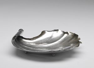 BUCCELLATI MARIO (1891 - 1965) - Conchiglia in argento.