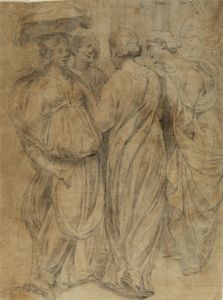 CESARI  GIUSEPPE DETTO CAVALIER D'ARPINO (1568 - 1640) - Le tre grazie.