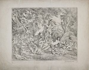 TESTA DETTO LUCCHESINO PIETRO  (1611 - 1650) - Allegoria della Fertilit.