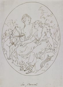 Scuola toscana del XVIII secolo - Allegoria della Giovinezza.