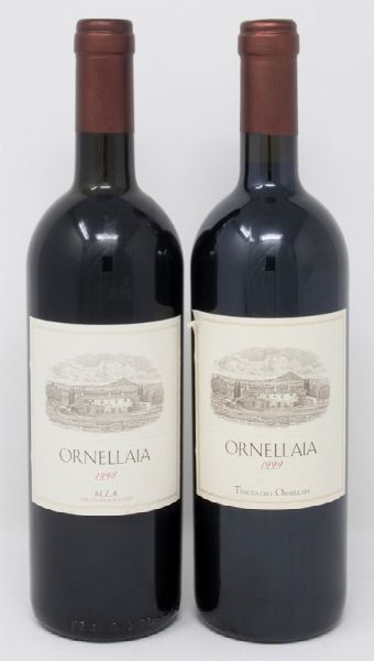 Ornellaia, Tenuta dell'Ornellaia, 2 bts  - Asta Vini da collezione - Associazione Nazionale - Case d'Asta italiane