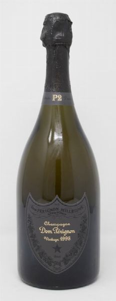 Dom Pérignon, P2, Vintage 1998  - Asta Vini da collezione - Associazione Nazionale - Case d'Asta italiane