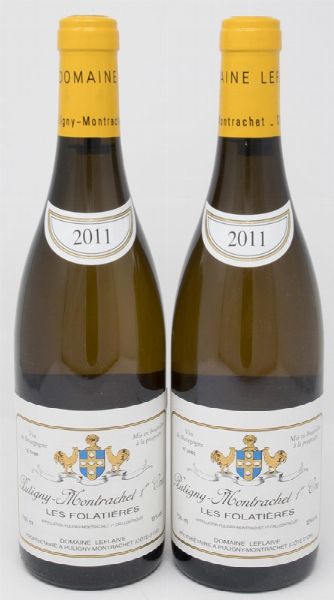 Puligny-Montrachet, Les Folatires, Domaine Leflaive, 2011, 2 bts  - Asta Vini da collezione - Associazione Nazionale - Case d'Asta italiane
