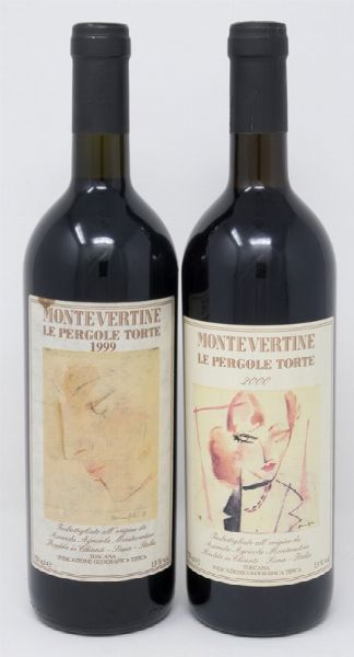 Le Pergole Torte, Montevertine, 2 bts  - Asta Vini da collezione - Associazione Nazionale - Case d'Asta italiane