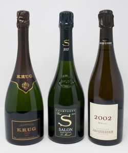 Selezione Champagne 2002, 3 bts  - Asta Vini da collezione - Associazione Nazionale - Case d'Asta italiane