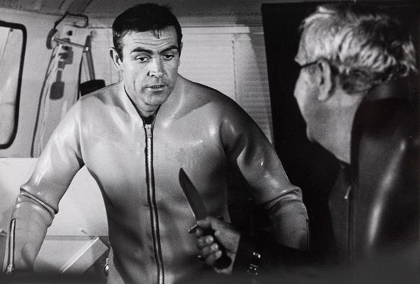 Pierluigi Praturlon : Sean Connery in Agente 007 - Thunderball (Operazione tuono)  - Asta Fotografia: Celebrities - Associazione Nazionale - Case d'Asta italiane