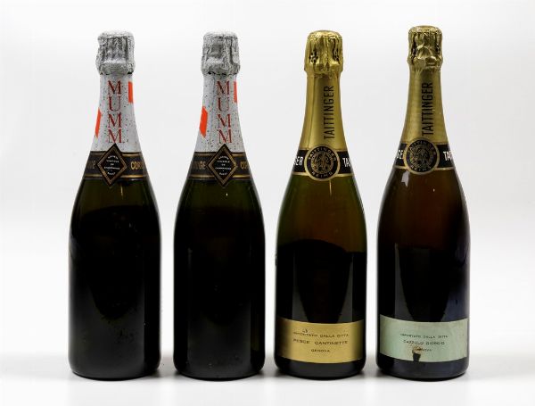 Taittinger, Champagne Brut Reserve G.H. Mumm, Champagne Cordon Rouge  - Asta Summer Wine | Cambi Time - Associazione Nazionale - Case d'Asta italiane