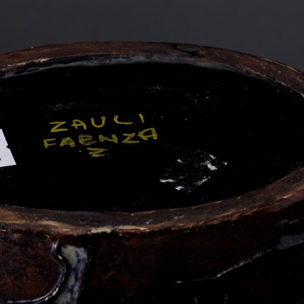 Zauli Carlo : Carlo Zauli (1926-2002) Faenza, 1950 ca  - Asta Vetri e Ceramiche Italiane del '900 - Associazione Nazionale - Case d'Asta italiane