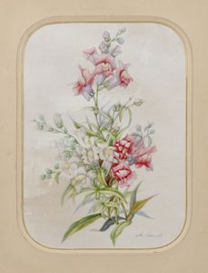 ARTISTA FRANCESE DEL XIX SECOLO - Natura morta di fiori.