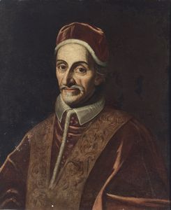 ARTISTA ROMANO DEL XVII SECOLO - Ritratto di prelato.