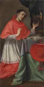 ARTISTA DEL XVII SECOLO - Ritratto di cardinale.