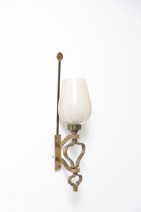 MORBELLI ALDO (1903 - 1963) : Coppia di lampade da parete esecuzione Caliari, Torino  - Asta ASTA 332 - DESIGN (online ) - Associazione Nazionale - Case d'Asta italiane