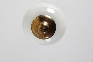 CACCIA DOMINIONI LUIGI (n. 1913) : Coppia di lampade a soffitto LS1 produzione Azucena  - Asta ASTA 332 - DESIGN (online ) - Associazione Nazionale - Case d'Asta italiane