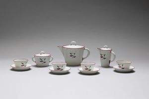 PONTI GIO (1891 - 1979) - Servizio da tè, manifattura di Doccia