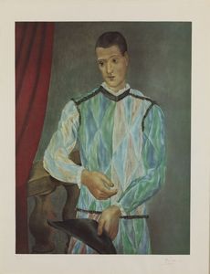 PICASSO PABLO (1881 - 1973) - Harlequin (from the Barcelona Suite).